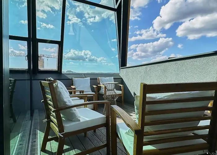 Next To Augarten I Penthouse I Rooftop Terrace I Διαμέρισμα Βιέννη